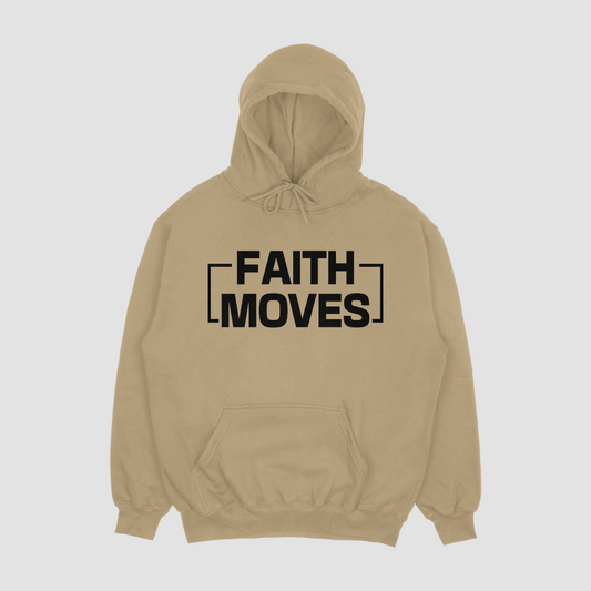 Faith Moves Heavyweight Hoodie